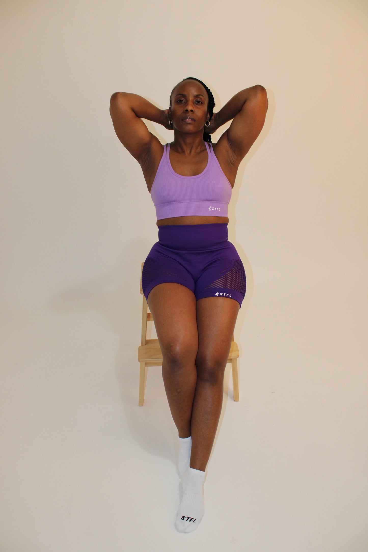 Purple shorts