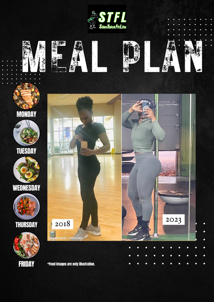 Weekly Meal Plans - Meals and Snacks Included